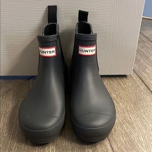 Hunter dark grey Rain Boots